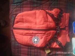 Click to view full screen PetGishi™ Calming Dog jacket With Built-in Harness photo review