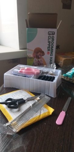 Click to view full screen Rechargeable PetPro™ Grooming Kit photo review