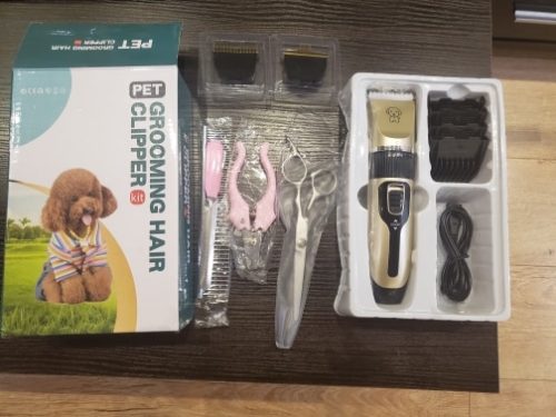 Click to view full screen Rechargeable PetPro™ Grooming Kit photo review