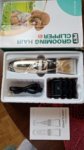 Click to view full screen Rechargeable PetPro™ Grooming Kit photo review
