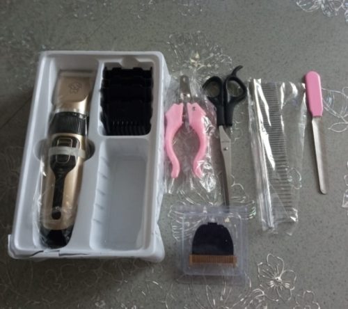 Click to view full screen Rechargeable PetPro™ Grooming Kit photo review
