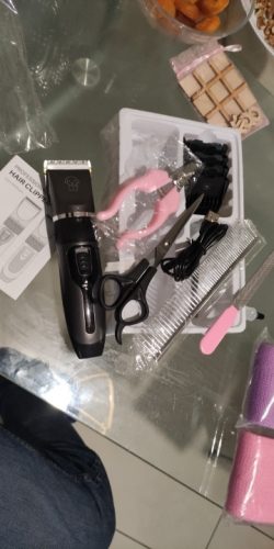 Click to view full screen Rechargeable PetPro™ Grooming Kit photo review